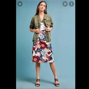 Anthropologie Floral Pencil Skirt - Size Medium - NEW with Tags